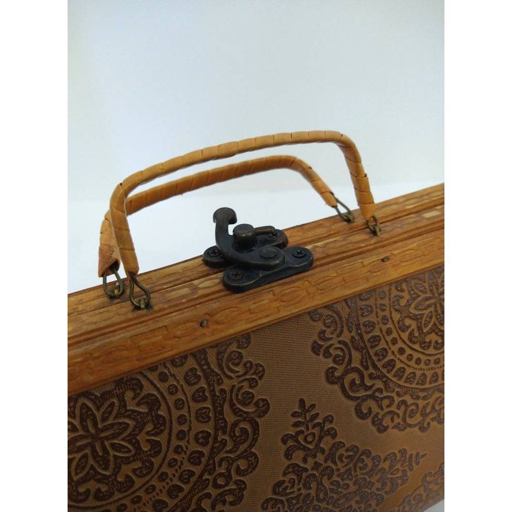 Vintage wooden purse - Picture 3 of 6